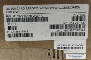 VERIFONE UX300-WPWR CREDIT CARD TERMINAL READER FOR GVR M159-300-070-WWA-C - Picture 1 of 2
