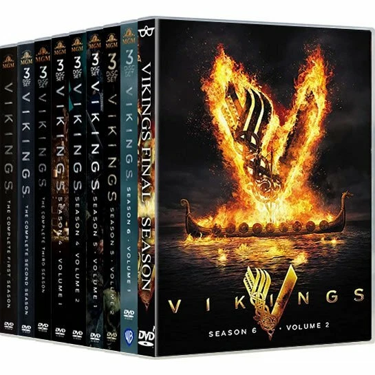 Vikings Complete Series Seasons 1 2 3 4 5 & 6 Vol 1 & 2 DVD Set New Sealed 1-6 - Image 1 of 1