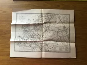 ANTICA CARTINA GEOGRAFICA CARTA FISICA EUROPA TORINO ED. GIO. BATT. MAGGI - Foto 1 di 5