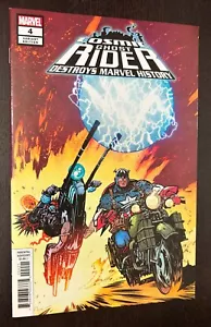 COSMIC GHOST RIDER DESTROYS HISTORY #4 (Marvel Comics 2019) -- VARIANTE Cover - Bild 1 von 2