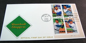 US Stamp FDC Scott# 4080-4083 Baseball Sluggers 2006 Used PL47 - Picture 1 of 1