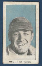 1910 E99 Bishop & Co Ping Bodie San Francisco Pacific Coast League Baseball Card