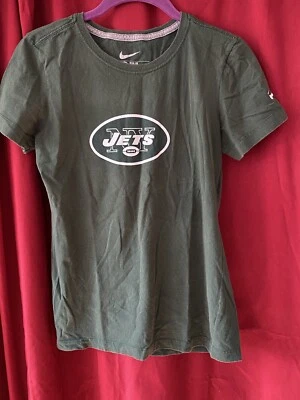 Nike NY Jets Tebow 15 T 恤修身女式 M 码 100% 棉 — 第 1/4 张图片