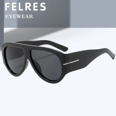 Men Women Oval Classic Fashion UV protection Sunglasses Outdoor Shade Glasses  - Image 1 of 4