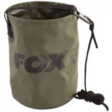 Fox NEW Carp Fishing Collapsible Water Bucket 4.5L Inc Rope & Clip - CCC040