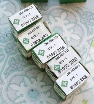 5x Roulement à billes INA 61902 2RS 15x28x7 mm. INA : 288-402-523. Lot de 5