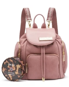 New DKNY Rapture Backpack 'Primrose' Matte Pale Pink - Picture 1 of 10