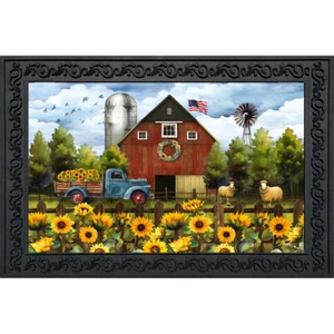 Felpudo Briarwood Lane girasol granero - Imagen 1 de 3