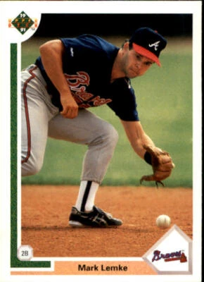 1991 Upper Deck #419 Mark Lemke - NM - Image 1 of 2