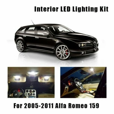 KIT LED INTERNI ALFA ROMEO 159 SW  ANT + POST + BAGAGLIAIO + PORTAOGGETTI - Immagine 1 di 4