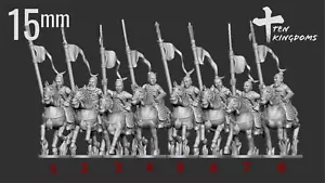 15 mm Song Speer Pferd (TGM-7 Harz) Zehn Königreich Miniaturen - Bild 1 von 2