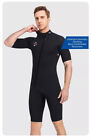 Men Wetsuit Full Body  3mm Neoprene Shorty Surf Diving Suit Male Thick Thermal