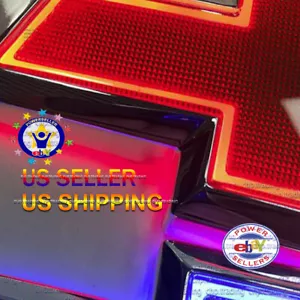 5D LED Chevrolet Sedan Tail Emblem Logo Light Badge Lamp Sedan NO TRUCK NO FRONT - Foto 1 di 15