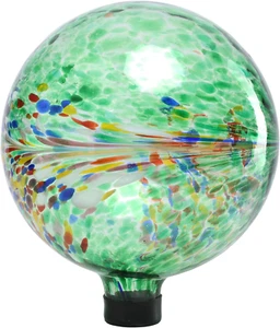 Gazing Ball, Glass Gazing Globe Sphere for Outdoor Garden Lawn Ornament Yard Dec - Picture 1 of 12