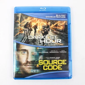 2 in1 Blu-ray DVD The Darkest Hour & Source Code Movie Combo Sci-Fi Action - Picture 1 of 5