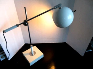 Vtg Sonneham style Atomic Mid Century Modern Retro Desk Table Lamp Light - Picture 1 of 16