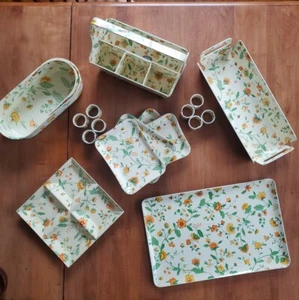 Neu Vintage Match Mates von International Laminations 17-teiliges Hinterhof-Set 1960er - Bild 1 von 22
