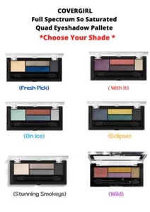 COVERGIRL Full Spectrum So Quad Saturated Eyeshadow Palette, - Picture 1 of 13