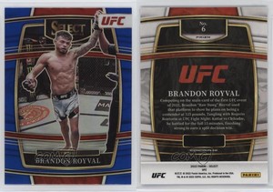 2022 Panini Select UFC Concourse Blue Prizm Brandon Royval #6