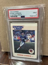 RONNIE HARMON 1988 KENNER STARTING LINEUP CARD PSA 9 POP 8 - BUFFALO BILLS