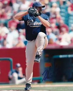 HEATH BELL SAN DIEGO PADRES ACTION SIGNED 8x10 - Picture 1 of 1