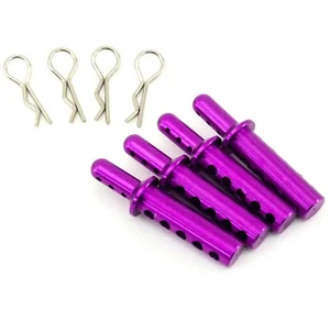 HSP 188037 Purple Aluminum Body Mount Posts (08047) Redcat Volcano EPX S30 - Picture 1 of 2