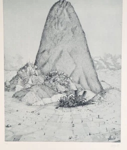 Maurilio Minuzzi / Radierung / Handsigniert/ gewidmet/ e.a. Exemplar/1974 - Picture 1 of 4