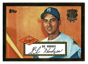 2002 Topps 1952 Reprints #12 Gil Hodges Brooklyn Dodgers BV$5 Insert - Picture 1 of 1