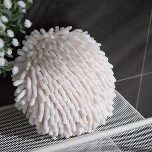 Hand Towel Hanging Cute Thickened Absorbent Quick Drying Soft Ball Hand Towels - Picture 1 of 12