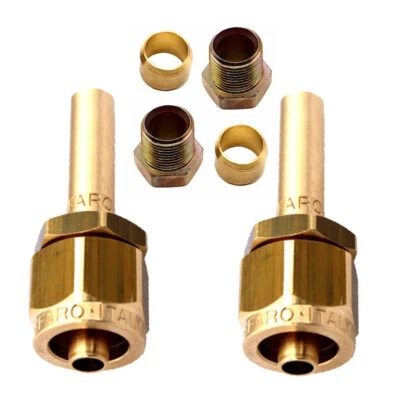 2X LPG Autogas 8mm Tubo Flexible Ajuste, Termina, Faro Tipo Conector, Poly Tubo - Imagen 1 de 3