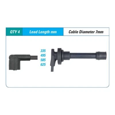New ICON SERIES Ignition Lead Set For Toyota Camry #ILS-088M - image 1 of 4