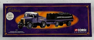 Corgi Classics 16002 - Cadburys Bros Bournville Scammell Highwayman & Trailer - Image 1 of 4