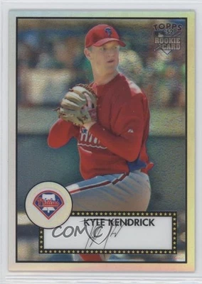 2007 Topps '52 Chrome Refractor /552 Kyle Kendrick #TCRC79 Rookie RC - Image 1 of 2