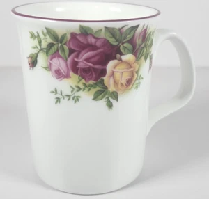 Royal Albert Old Country Roses Kaffeebecher lila Rand EUC - Bild 1 von 9