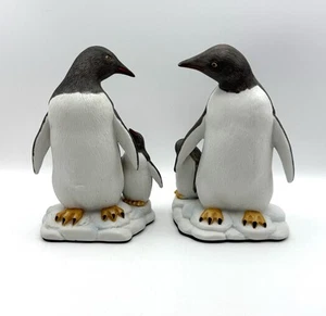 Penguin Figurines Fitz and Floyd Penguin Bookend Figurines - Picture 1 of 7