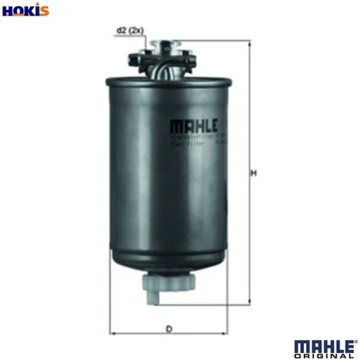 FUEL FILTER KL 75 FOR SKODA FELICIA/�/Pickup VW TRANSPORTER/CARAVELLE/IV/Bus - Image 1 of 4