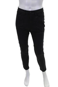 Pantalone jogger Lululemon uomo zip skinny casual piatto davanti tinta unita nero taglia 30 - Foto 1 di 5