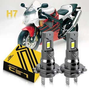 White LED headlight Bulbs for Honda motorcycle CBR1000RR Repsol 2005, 2007, 2013 - Picture 1 of 15