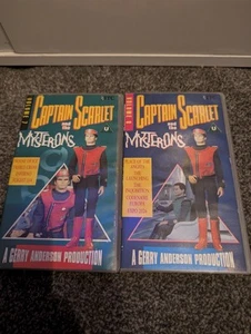 Captain Scarlet And The Mysterons X2 VHS Volume 7 And 8 - Picture 1 of 5