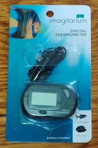 Aquarium Thermometer Digital For Salt Or Fresh Water Fish Tank By Imagitarium - Picture 1 of 2