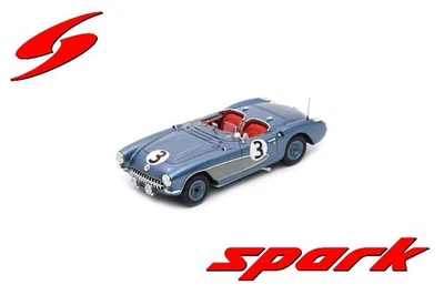 Spark US181 1/43 Chevrolet Corvette C1 N.3 12H Sebring 1956 D. Davis - R. Gatz - Immagine 1 di 4