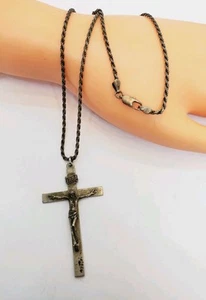 Vintage Signed AP Sterling Silver Cross  Pendant (33) - Picture 1 of 8