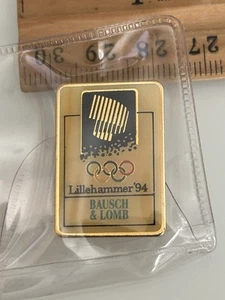Lillehammer Olympia 1994 Anstecknadel, Bausch & Lomb - Bild 1 von 3