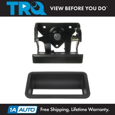 TRQ Black Tailgate Handle & Bezel for Chevy GMC CK 1500 2500 3500 Pickup Truck - Image 1 of 4