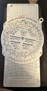 Vintage Jeppesen CSG-8A Metal Flight Slide Graphic Computer With Case - Picture 1 of 3