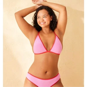 Nuevo bikini mujer parte superior e inferior rosa y rojo Wild Fable talla pequeña 4-6  - Imagen 1 de 6