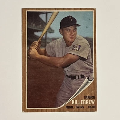 Harmon Killebrew 1962 Topps #70 HOF Minnesota Twins - Image 1 of 4