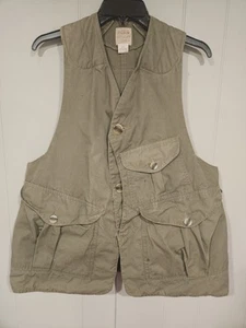 Vintage 90s Filson Half Moon Hunting Vest Size Medium Some Stains See Pictures - Picture 1 of 20