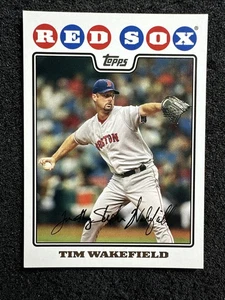 Béisbol Tim Wakefield #295 2008 Topps cantidad Boston Red Sox - Imagen 1 de 2