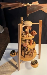 Richard Glässer Weihnachtspyramide 3stöckig Vintage  - Bild 1 von 11